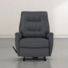 Rogan II Leather Wallaway Recliner -Modern Office Shop 101605 grey leather recliner signature 01