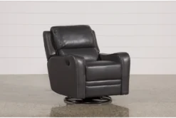 Scorpio Dark Grey Wallaway Swivel Glider Recliner