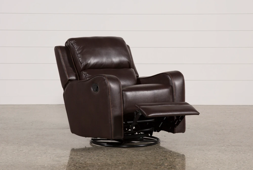Scorpio Brown Wallaway Swivel Glider Recliner 6 Scorpio Brown Wallaway Swivel Glider Recliner - Image 4