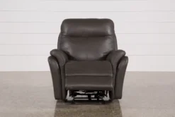 Bowie Leather Power Gliding Rocker Recliner With Power Headrest & USB -Modern Office Shop 110393 4