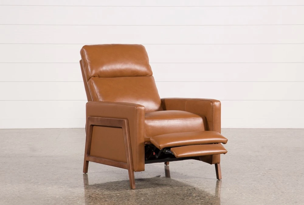 Daniel Nutmeg Leather Push Back Recliner 7 Daniel Nutmeg Leather Push Back Recliner - Image 5