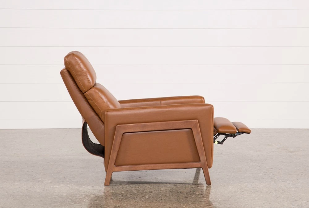 Daniel Nutmeg Leather Push Back Recliner 9 Daniel Nutmeg Leather Push Back Recliner - Image 7