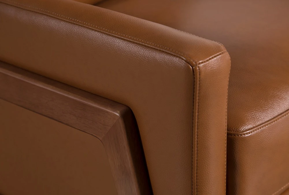 Daniel Nutmeg Leather Push Back Recliner 6 Daniel Nutmeg Leather Push Back Recliner - Image 4