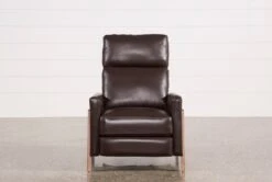 Daniel Chocolate Leather Push Back Recliner 15 Daniel Chocolate Leather Push Back Recliner -Modern Office Shop 207221 8