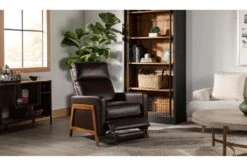 Daniel Chocolate Leather Push Back Recliner 20 Daniel Chocolate Leather Push Back Recliner -Modern Office Shop 207221 brown leather push back room 41