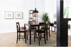 Austin 83" Bookcase -Modern Office Shop 209190 brown metal bookcase room 42