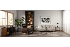 Barton 103" Bookcase 18 Barton 103" Bookcase -Modern Office Shop 209198 black wood bookcase room 43