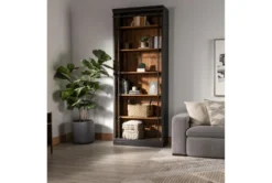 Barton 103" Bookcase 20 Barton 103" Bookcase -Modern Office Shop 209198 black wood bookcase room 45