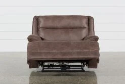 Garland Bark Cuddler Power Recliner With Power Headrest & USB -Modern Office Shop 218301 grey fabric recliner 3