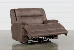 Garland Bark Cuddler Power Recliner With Power Headrest & USB -Modern Office Shop 218301 grey fabric recliner 4