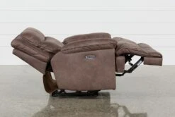 Garland Bark Cuddler Power Recliner With Power Headrest & USB -Modern Office Shop 218301 grey fabric recliner 5