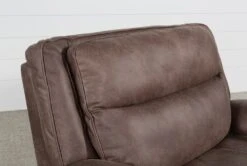 Garland Bark Cuddler Power Recliner With Power Headrest & USB -Modern Office Shop 218301 grey fabric recliner 6