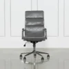 Moby Grey Faux Leather High Back Rolling Office Chair 1 Moby Grey Faux Leather High Back Rolling Office Chair -Modern Office Shop 223560 grey office chair v2 signature 02