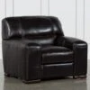 Grandin Blackberry Leather Chair 2 Grandin Blackberry Leather Chair -Modern Office Shop 228140 black leather chair 1