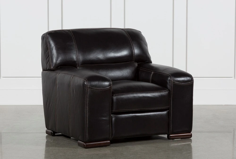 Grandin Blackberry Leather Chair 3 Grandin Blackberry Leather Chair