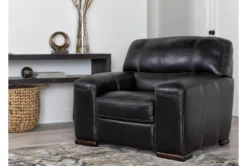 Grandin Blackberry Leather Chair 9 Grandin Blackberry Leather Chair -Modern Office Shop 228140 black leather chair room 35