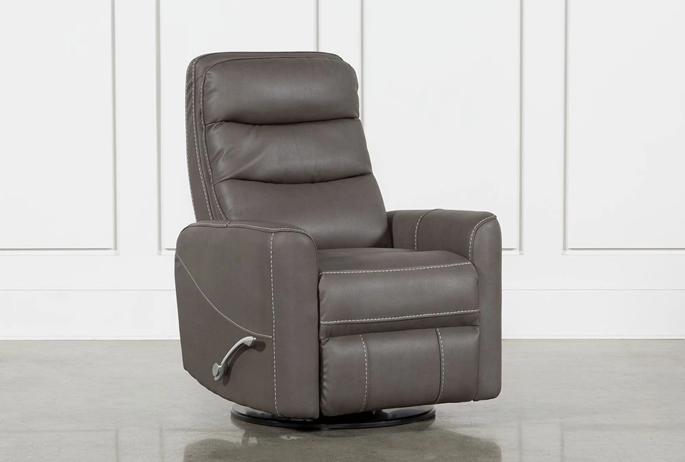 Hercules Grey Swivel Glider Rocker Recliner With Adjustable Headrest 3 Hercules Grey Swivel Glider Rocker Recliner With Adjustable Headrest