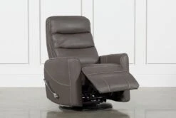 Hercules Grey Swivel Glider Rocker Recliner With Adjustable Headrest 11 Hercules Grey Swivel Glider Rocker Recliner With Adjustable Headrest -Modern Office Shop 228212 grey fabric recliner 3