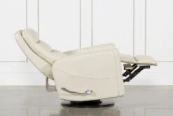 Hercules Oyster Swivel Glider Rocker Recliner With Adjustable Headrest -Modern Office Shop 228214 beige fabric recliner 5