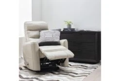 Hercules Oyster Swivel Glider Rocker Recliner With Adjustable Headrest -Modern Office Shop 228214 beige fabric swivel glider room 31