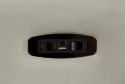 Cici Pearl Leather Power Rocker Recliner With Power Headrest & USB -Modern Office Shop 240973 beige leather recliner 10