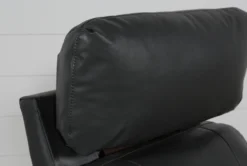 Connie Smoke Power Wallaway Recliner With Power Headrest & USB -Modern Office Shop 240981 grey fabric recliner detail 09