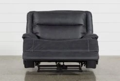 Garland Charcoal Cuddler Power Recliner With Power Headrest & USB -Modern Office Shop 240991 charcoal fabric recliner 3