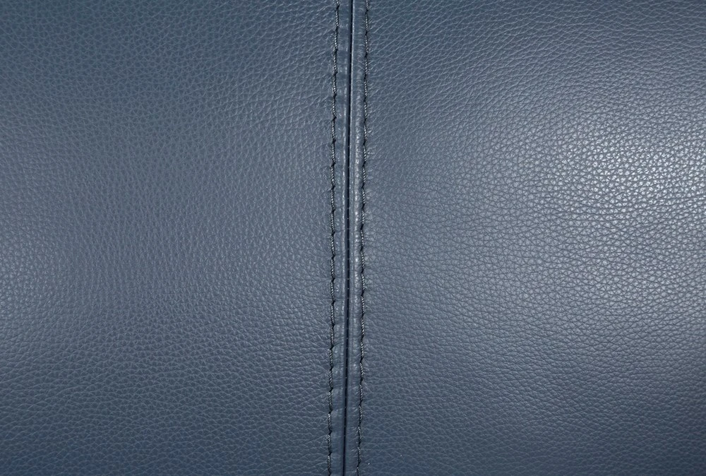 Moana Blue Leather Power Reclining Chair With USB 9 Moana Blue Leather Power Reclining Chair With USB - Image 7