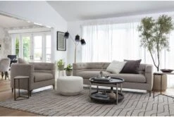 Matteo 38" Arm Chair By Nate Berkus + Jeremiah Brent -Modern Office Shop 243564 beige fabric chair room 36