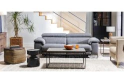 Matteo 38" Arm Chair By Nate Berkus + Jeremiah Brent -Modern Office Shop 243564 beige fabric chair room 46