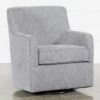 Katrina Grey Swivel Glider Chair 1 Katrina Grey Swivel Glider Chair -Modern Office Shop 244487 grey fabric swivel glider chair 1