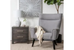 Lounge Grey Accent Chair -Modern Office Shop 247281 grey fabric accent chair room 59