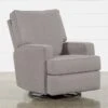 Becca Swivel Glider Recliner -Modern Office Shop 248012 grey fabric recliner signature 01