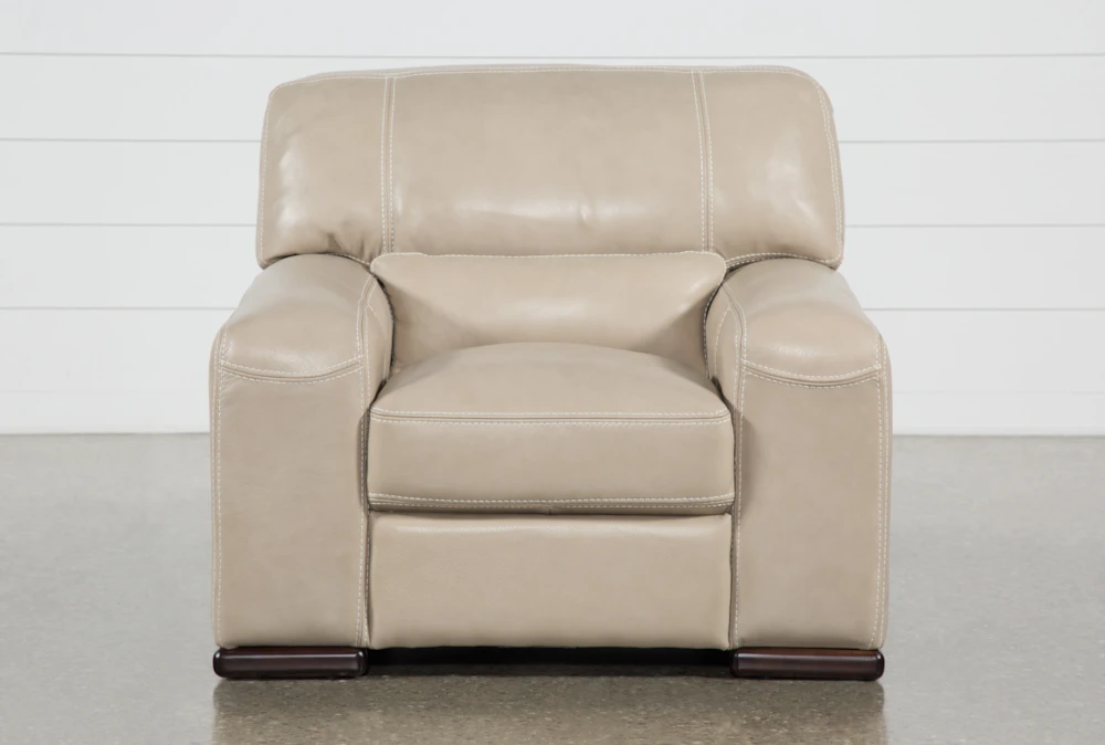 Grandin Wheat Leather Chair 4 Grandin Wheat Leather Chair - Image 2