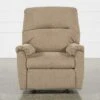 Nerviano Mocha Wallaway Recliner 1 Nerviano Mocha Wallaway Recliner -Modern Office Shop 248533 brown fabric recliner front 02