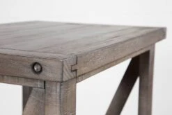 Jaxon Grey 28" Pier -Modern Office Shop 249581 grey wood pier detail 04