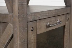 Jaxon Grey 28" Pier -Modern Office Shop 249581 grey wood pier hardware 05