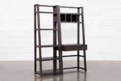 Pierce Espresso 2 Piece Wall 56" Desk