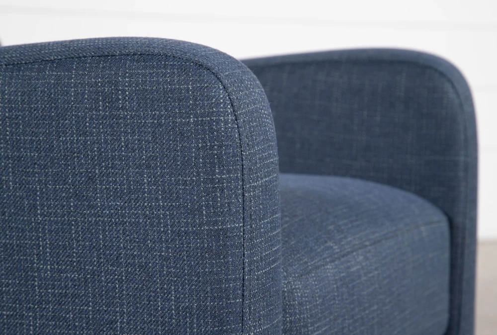 Darnell Blue Push Back Recliner 6 Darnell Blue Push Back Recliner - Image 4