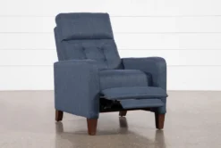 Darnell Blue Push Back Recliner 10 Darnell Blue Push Back Recliner -Modern Office Shop 252108 blue polyester push back recline 03