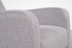 Darnell Grey Push Back Recliner -Modern Office Shop 252110 grey polyester push back arm 04