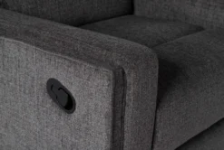 Hewitt Grey Manual Recliner 9 Hewitt Grey Manual Recliner -Modern Office Shop 254372 grey fabric recliner hardware 08