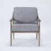 Dena Grey Accent Chair -Modern Office Shop 256080 grey fabric accent chair signature 01