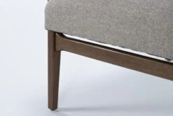 Derick Cocoa Accent Chair -Modern Office Shop 256083 brown fabric accent chair detail 45