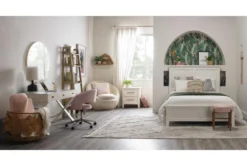 Phoebe Blush Velvet Rolling Office Chair -Modern Office Shop 256361 pink fabric office chair room 43