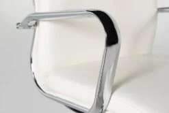 Moby White Faux Leather High Back Rolling Office Chair 12 Moby White Faux Leather High Back Rolling Office Chair -Modern Office Shop 256363 white multi media office chair detail 04