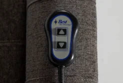 Rogan II Fabric Power-Lift Recliner -Modern Office Shop 259133 black fabric lift hardware 06