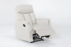 Suzy II Cream Wallaway Recliner -Modern Office Shop 259757 beige fabric wallaway side 19