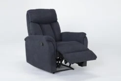 Suzy II Blue Wallaway Recliner -Modern Office Shop 259759 blue fabric wallaway side 19