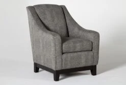 Riko II Accent Chair -Modern Office Shop 260226 black fabric accent chair side 02